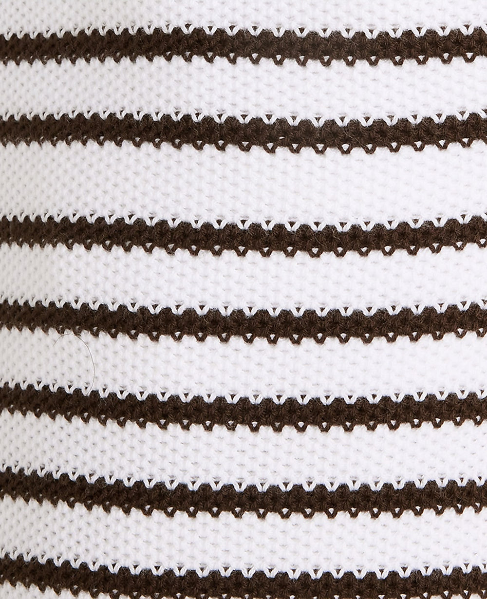 Ann Taylor White Haven Well Within Cotton Stripe Cardigan