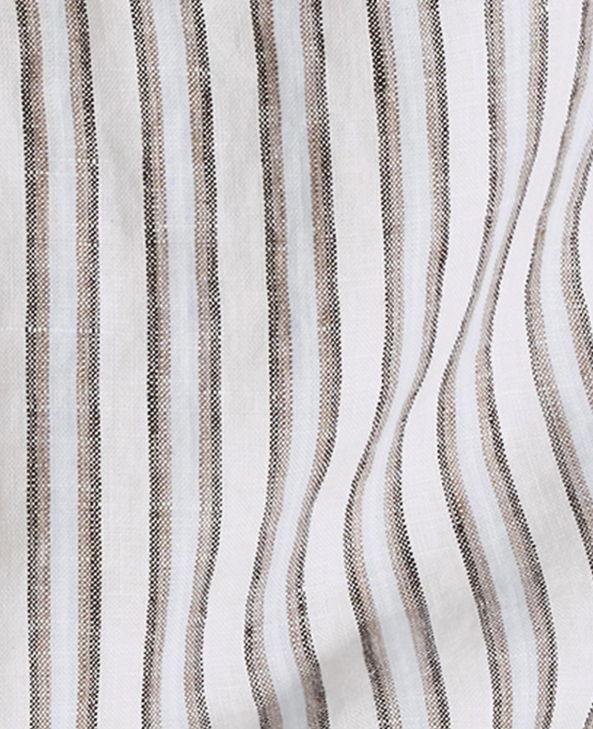 Ann Taylor Fresh Coffee Haven Well Within Everweave Linen Stripe Boxy Jacket