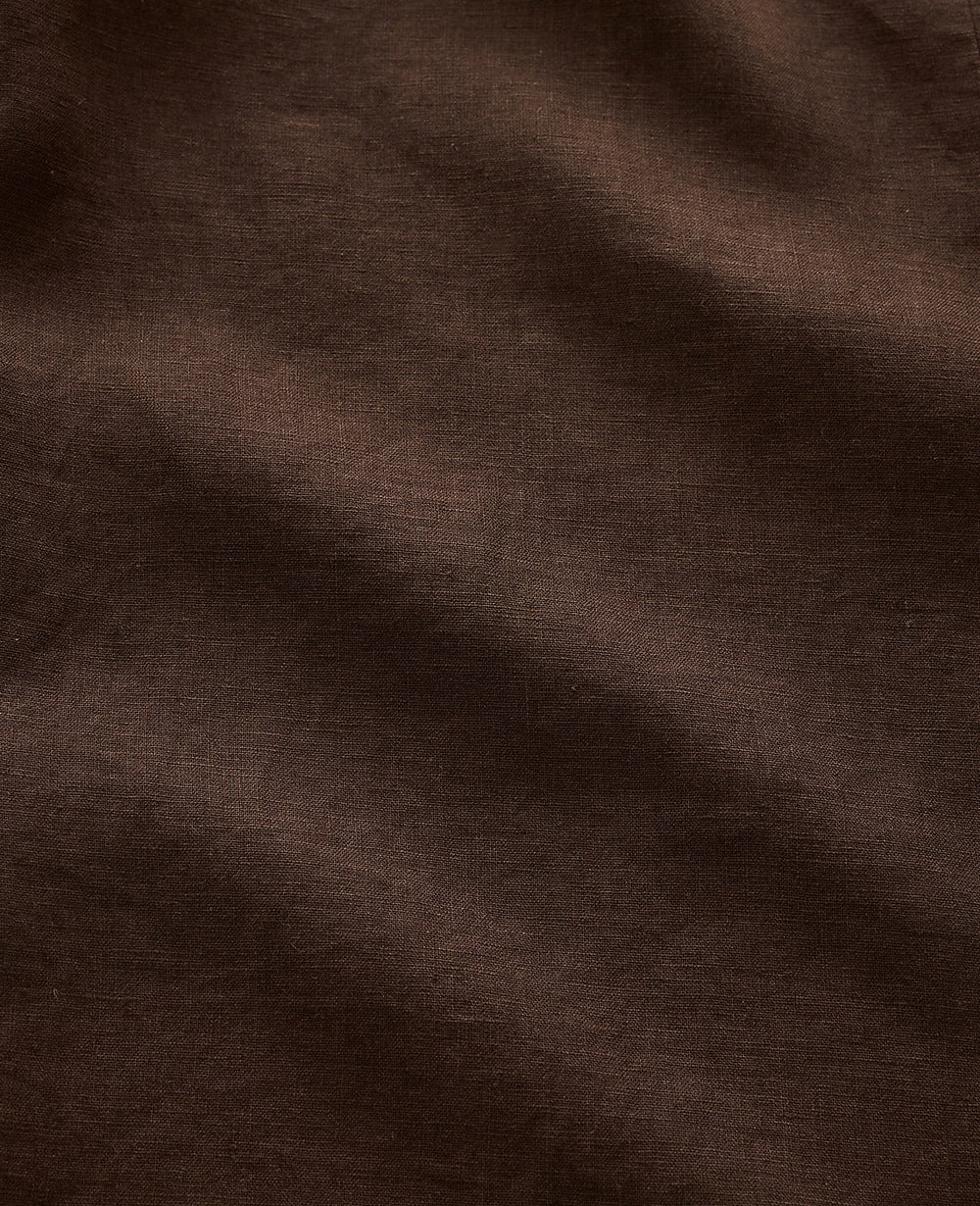 Ann Taylor Coffee Bean Haven Well Within Linen Halter Maxi Dress