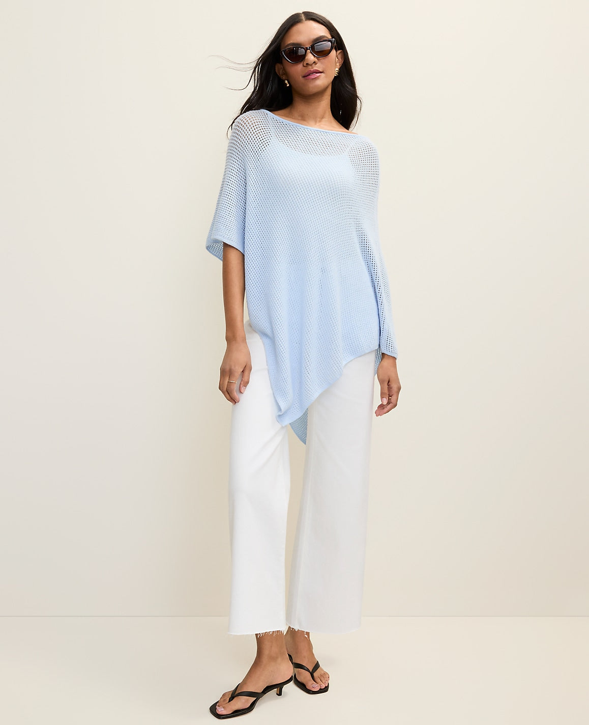 Ann Taylor Coastal Glow Weekend Crochet Poncho