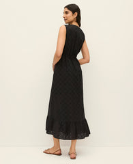 Ann Taylor Black Eyelet Kimono
