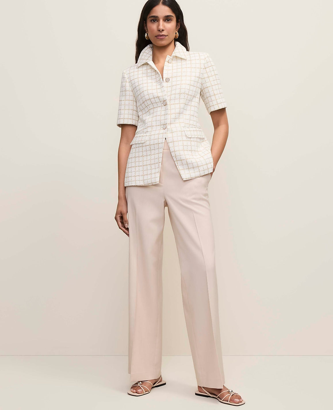 Ann Taylor Almond Slice The Wide-Leg Pant