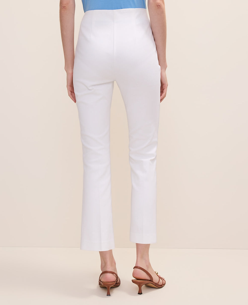 Ann Taylor White The Slim Kick Capri