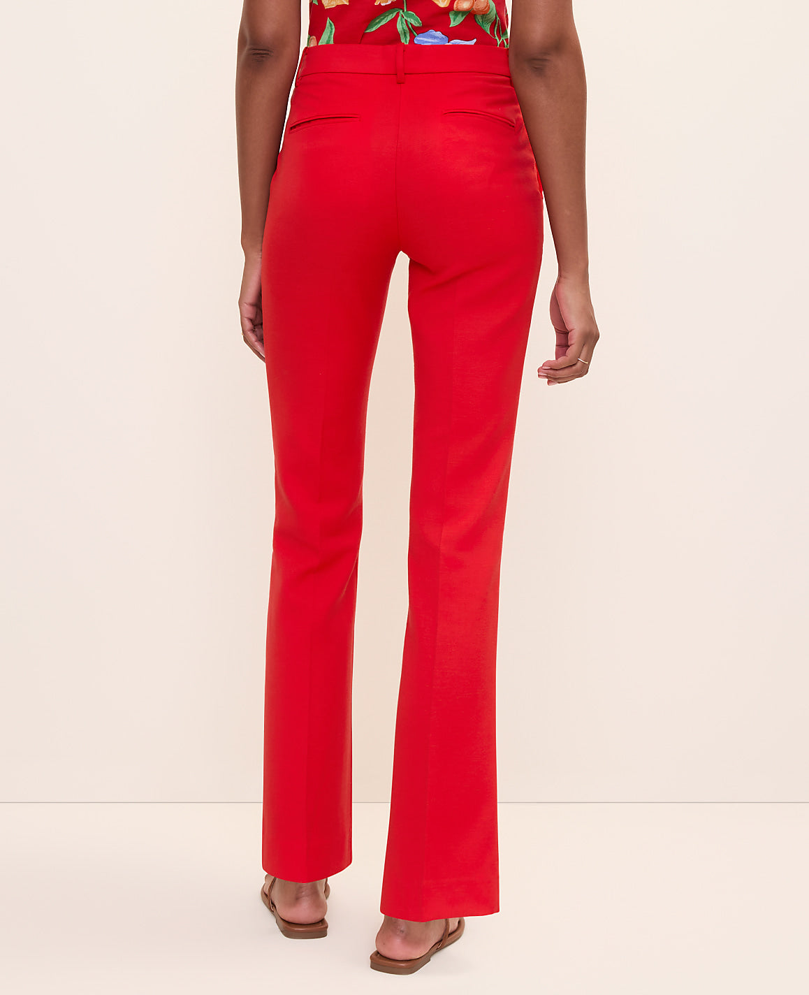 Ann Taylor Bright Cherry The Petite Sophia Pant