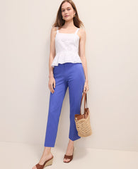 Ann Taylor Dream Blue The Petite Eva Ankle Pant — Curvy Fit