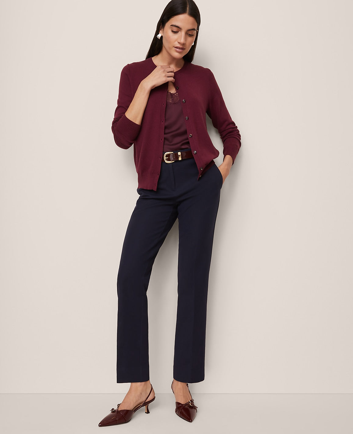 Ann Taylor Night Sky The Petite Eva Ankle Pant