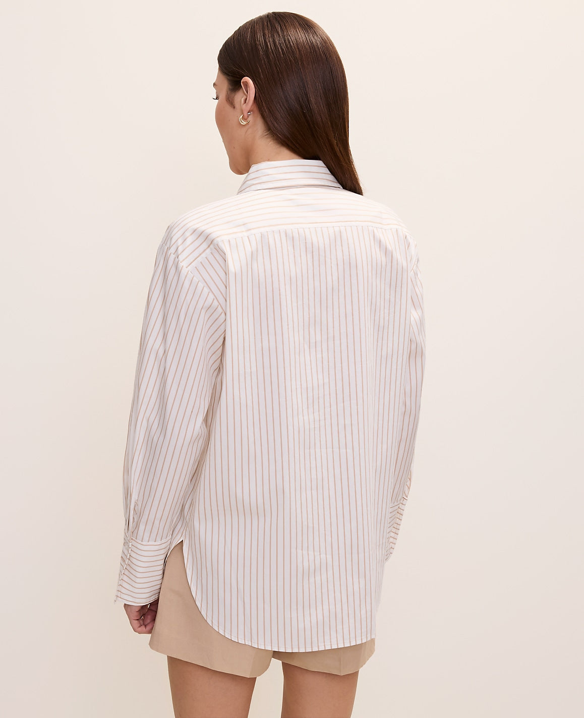 Ann Taylor Baguette Striped Button Down Shirt