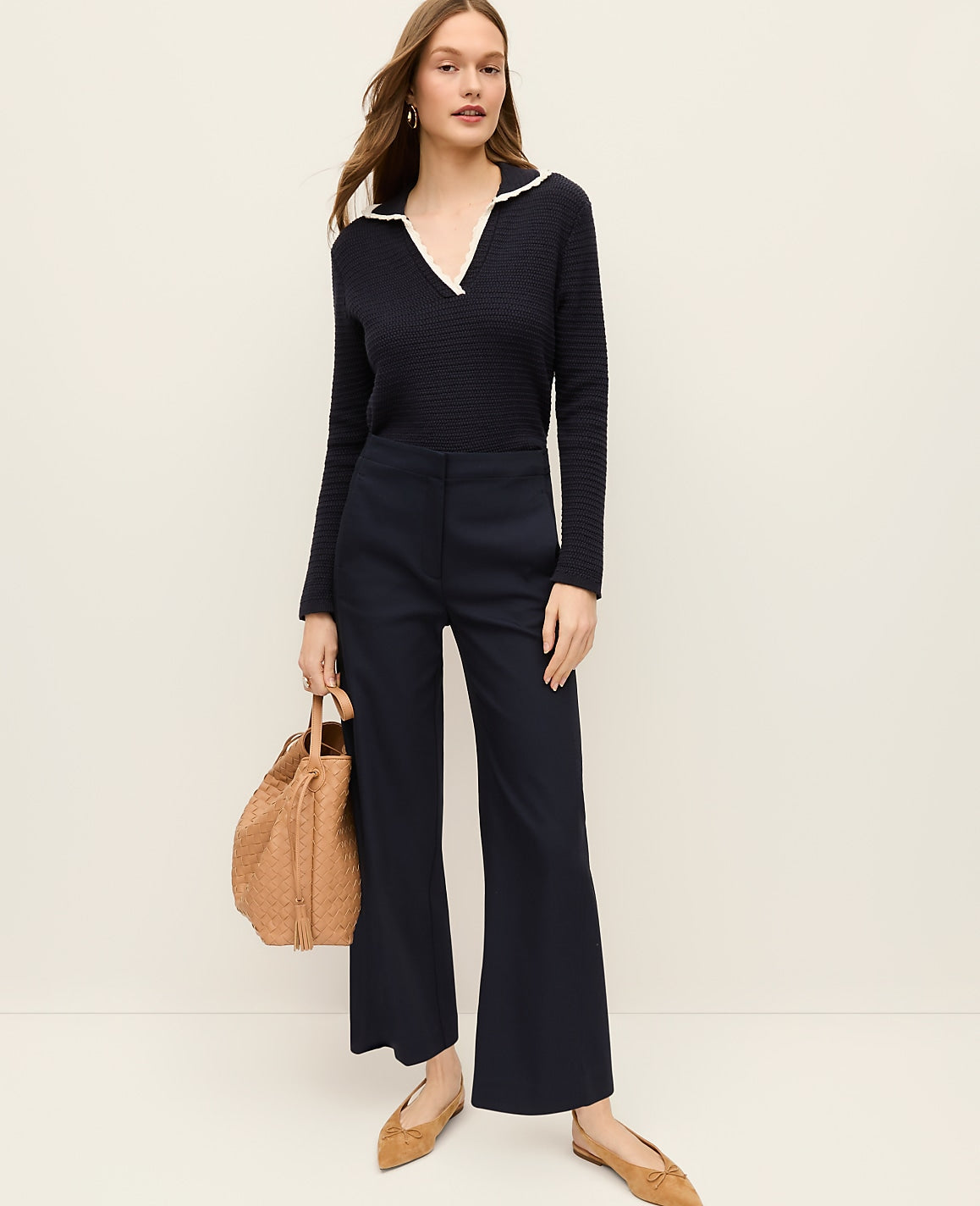 Ann Taylor Night Sky The Grace Straight Pant