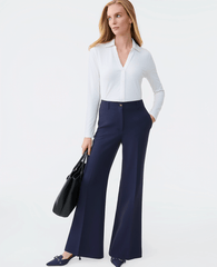 Ann Taylor Night Sky The Margot Trouser in Bi-Stretch