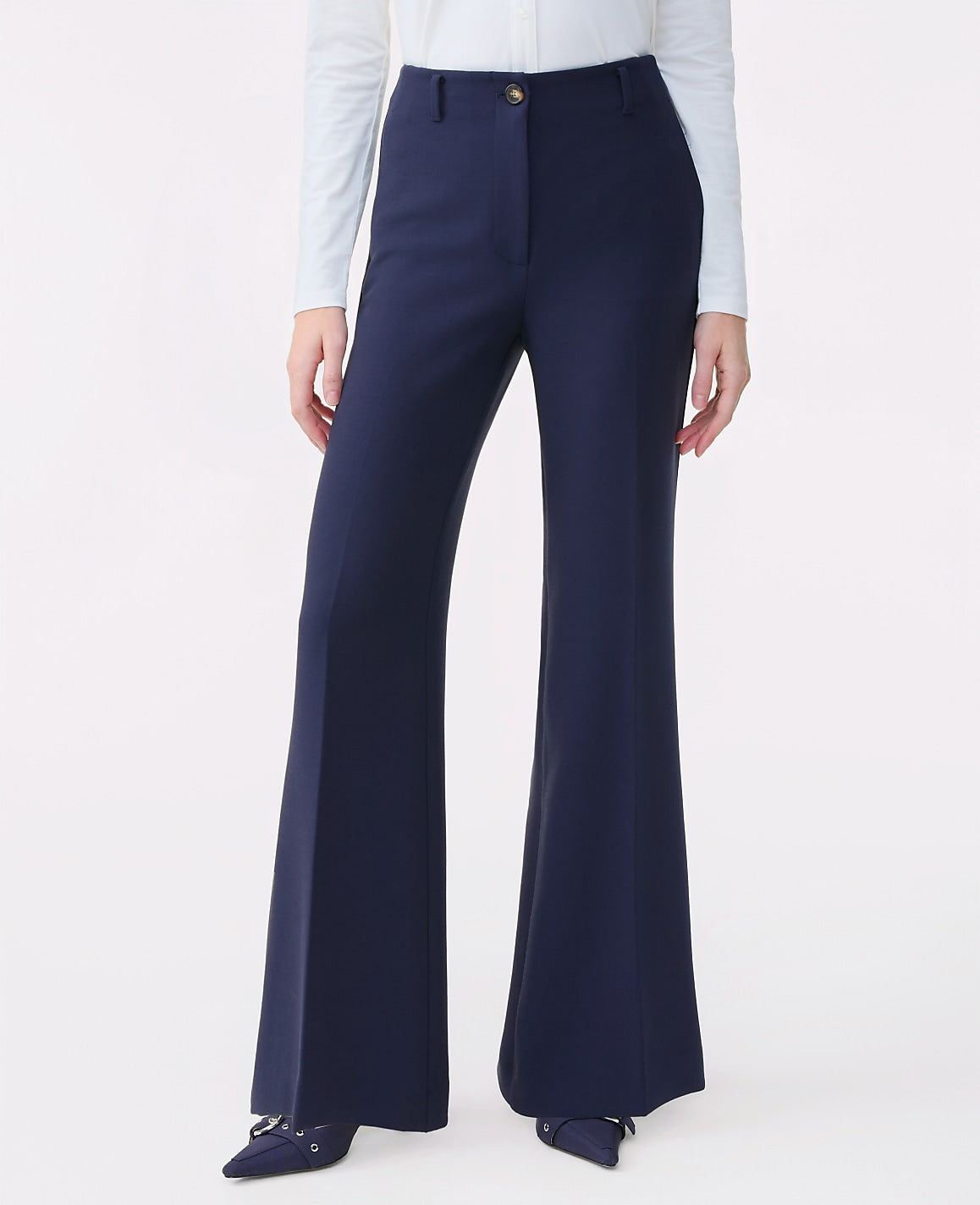Ann Taylor Night Sky The Margot Trouser in Bi-Stretch