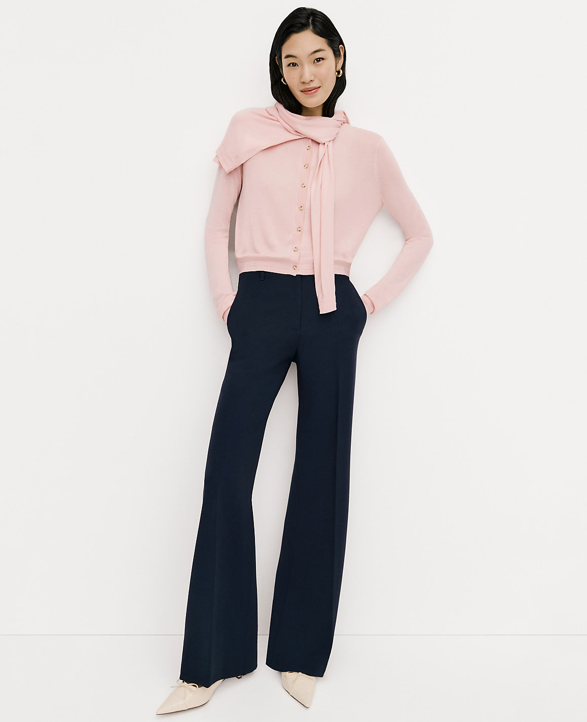 Ann Taylor Night Sky The Margot Trouser in Bi-Stretch