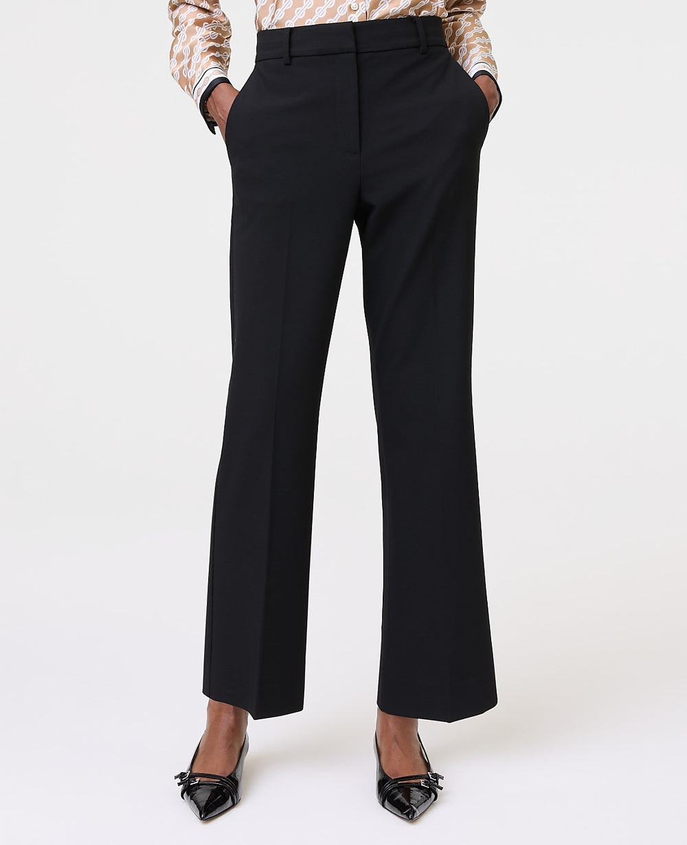 Ann Taylor Core Black The Flare Ankle Pant in Seasonless Stretch