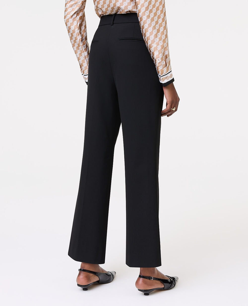Ann Taylor Core Black The Flare Ankle Pant in Seasonless Stretch