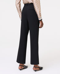 Ann Taylor Core Black The Flare Ankle Pant in Seasonless Stretch