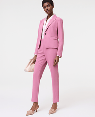 Ann Taylor Smokey Rose The Relaxed Ankle Pant in Fluid Crepe