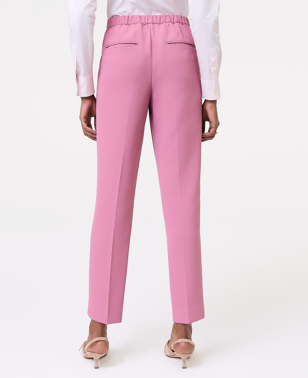 Ann Taylor Smokey Rose The Relaxed Ankle Pant in Fluid Crepe