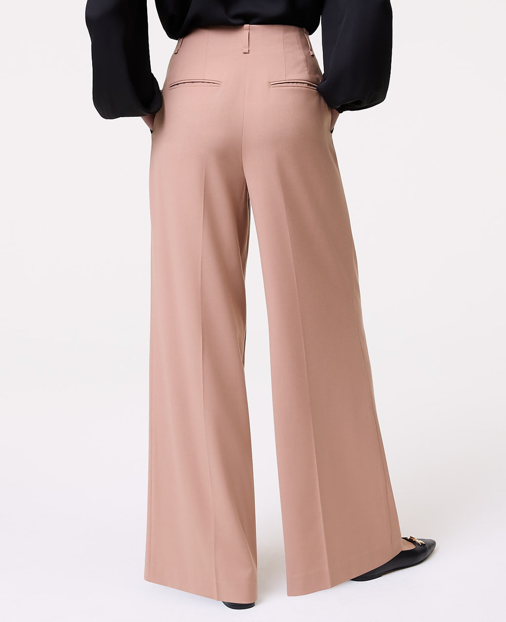 Ann Taylor Weathered Oak The Pleated Wide-Leg Pant