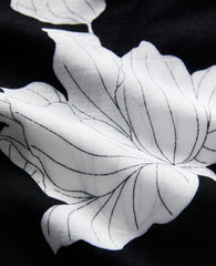 Ann Taylor Black Floral Scarf
