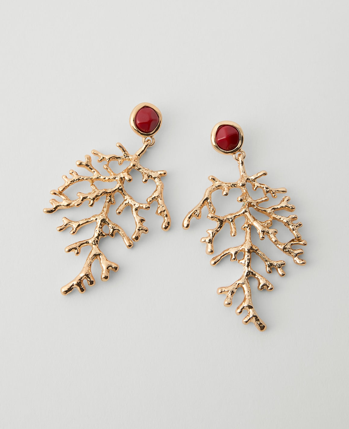 Ann Taylor Goldtone Stone Drop Earrings