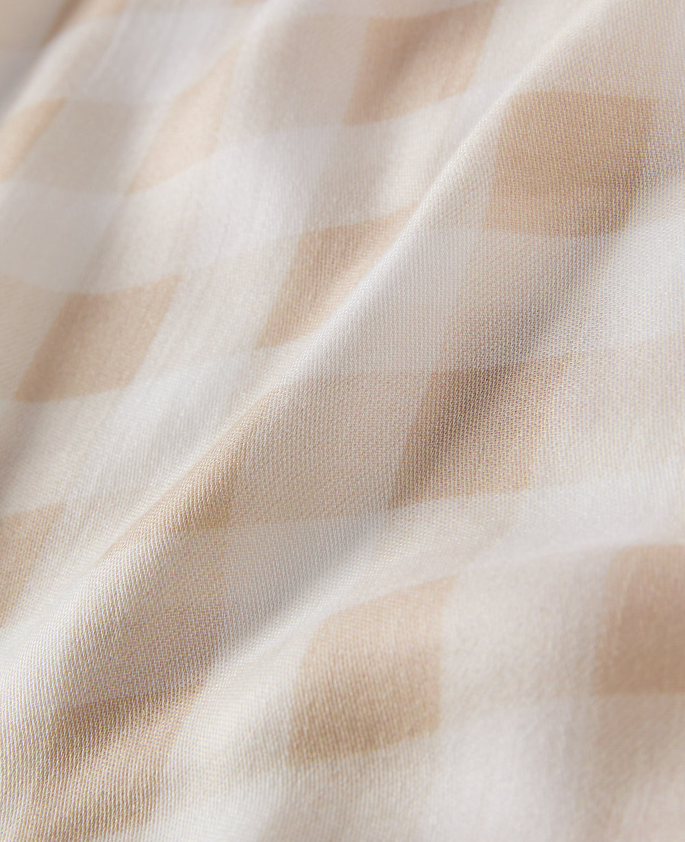 Ann Taylor Sail Cloth Gingham Scarf