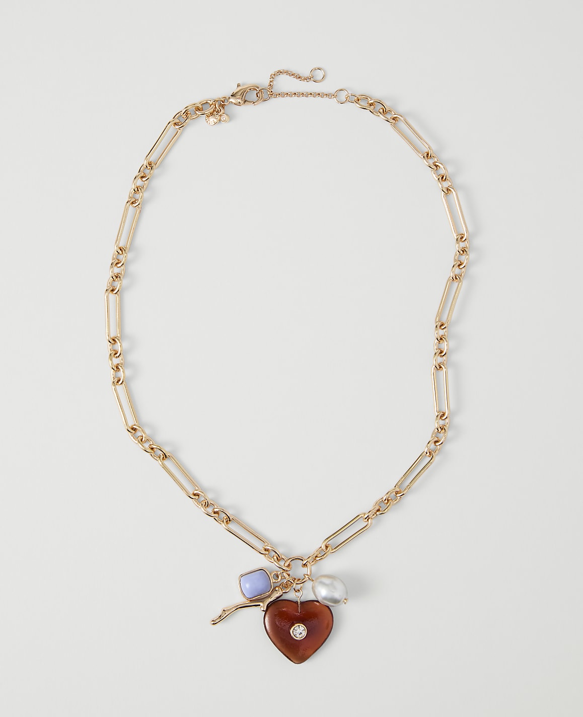 Ann Taylor Goldtone Pendant Charm Necklace