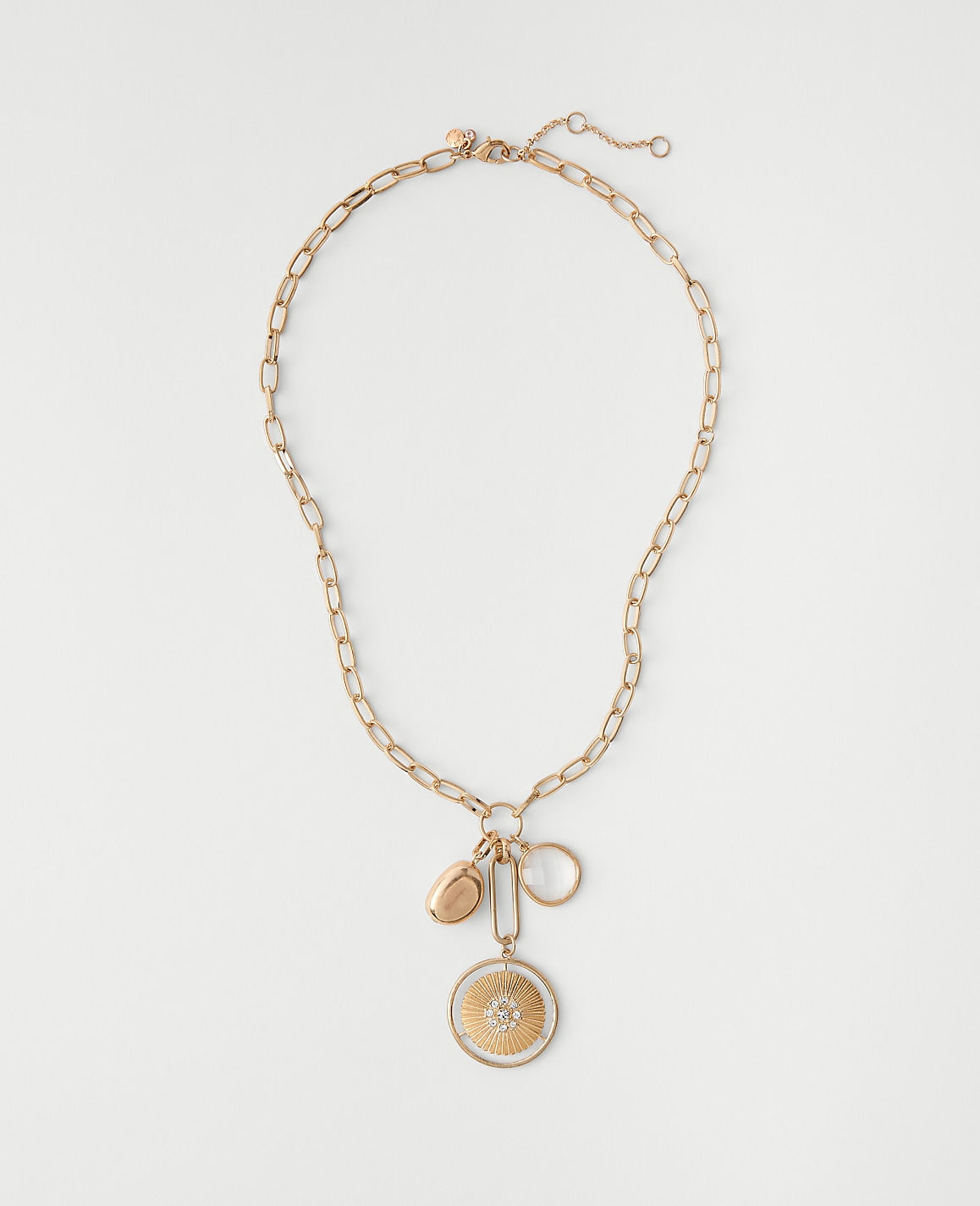 Ann Taylor Goldtone Charm Necklace