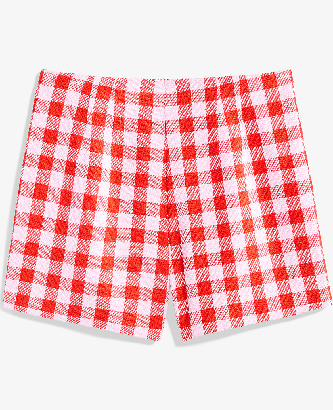 Vinci Leather Aperol The Gingham Side Zip Short