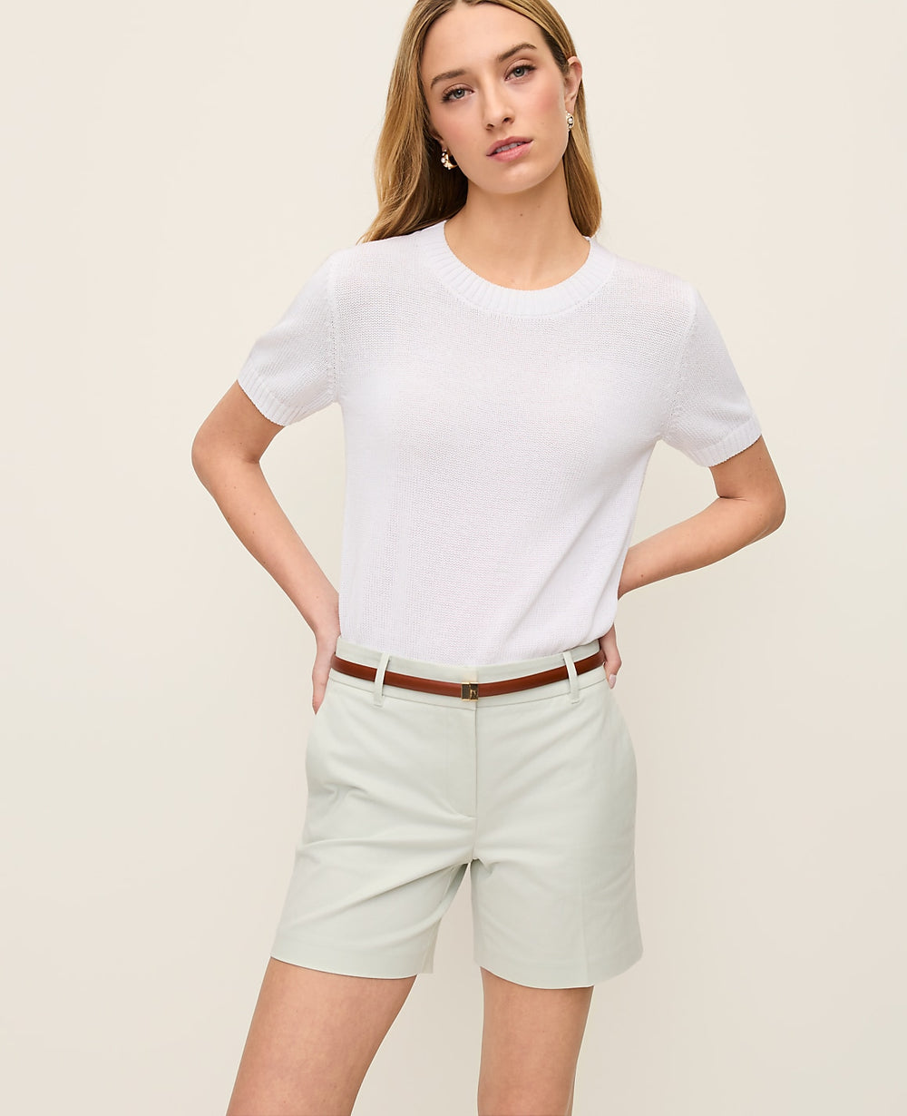 Vinci Leather Pale Aqua The Mid Short