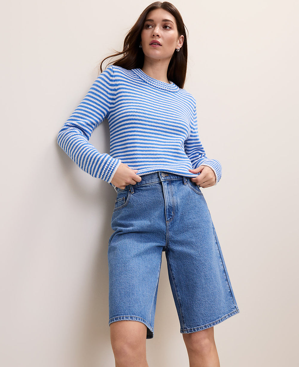 Vinci Leather Classic Mid Wash The Bermuda Short